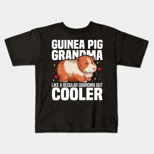 Guinea Pig Grandma like a regular Grandma but cooler Kids T-Shirt